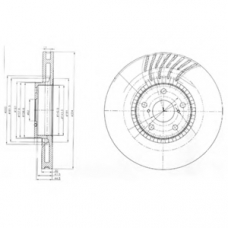 BG9012 DELPHI Тормозной диск