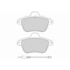 FD6381A NECTO Комплект тормозных колодок, дисковый тормоз