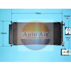 16-8898 AUTO AIR GLOUCESTER Конденсатор, кондиционер