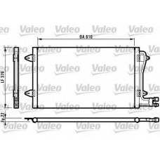 816996 VALEO Конденсатор, кондиционер
