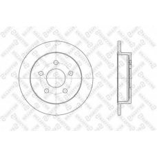 6020-3636-SX STELLOX Тормозной диск