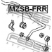 MZSB-FRR FEBEST Опора, стабилизатор