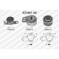 KD461.06 SNR Комплект ремня грм