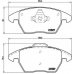 P 85 105 BREMBO Комплект тормозных колодок, дисковый тормоз