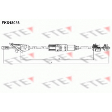 FKS18035 FTE Трос, управление сцеплением