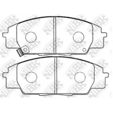 PN8423 NiBK Комплект тормозных колодок, дисковый тормоз