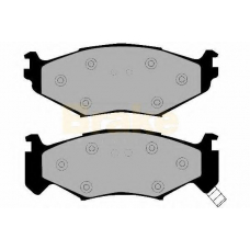 PA1224 BRAKE ENGINEERING Комплект тормозных колодок, дисковый тормоз