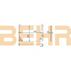 7004080 BEHR Condenser