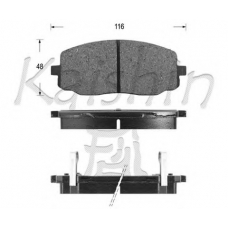 FK11154 KAISHIN Комплект тормозных колодок, дисковый тормоз