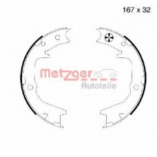 MG 994 METZGER Комплект тормозных колодок, стояночная тормозная с