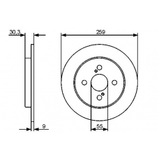 0 986 479 420 BOSCH Тормозной диск