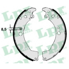 04760 LPR Комплект тормозных колодок