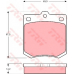 GDB122 TRW Комплект тормозных колодок, дисковый тормоз