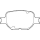 BP1349 QUINTON HAZELL Комплект тормозных колодок, дисковый тормоз