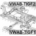 VWAB-TIGF2 FEBEST Втулка, балка моста