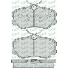 05P1123 LPR Комплект тормозных колодок, дисковый тормоз