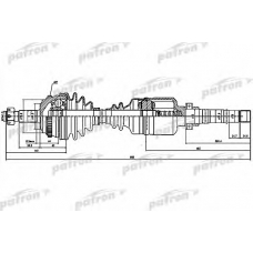 PDS0145 PATRON Приводной вал