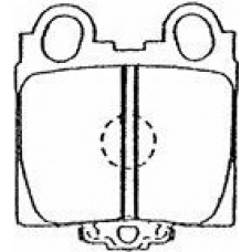 A2N099 AISIN Комплект тормозных колодок, дисковый тормоз