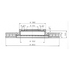 BSF4360 QUINTON HAZELL Тормозной диск