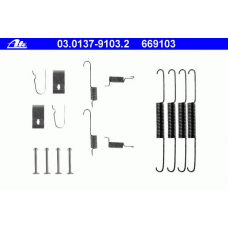 03.0137-9103.2 ATE Комплектующие, тормозная колодка