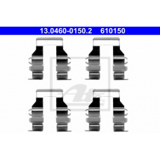 13.0460-0150.2 ATE Комплектующие, колодки дискового тормоза