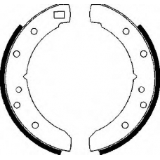 BS512 QUINTON HAZELL Комплект тормозных колодок