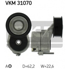 VKM 31070 SKF Натяжной ролик, поликлиновой  ремень