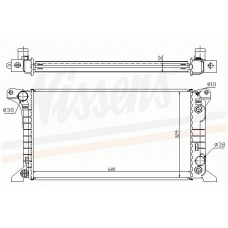 62367 NISSENS Радиатор 62367