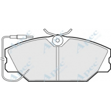 PAD492 APEC Комплект тормозных колодок, дисковый тормоз
