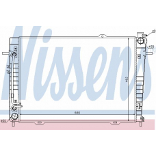 67486 NISSENS Радиатор, охлаждение двигателя