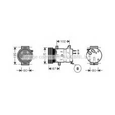 RTK311 Prasco Компрессор, кондиционер