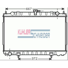 1600971 KUHLER SCHNEIDER Радиатор, охлаждение двигател