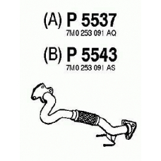 P5543 FENNO Труба выхлопного газа