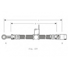 PHD153 TRW Тормозной шланг