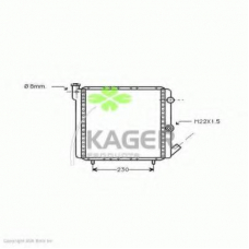 31-2999 KAGER Радиатор, охлаждение двигателя