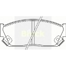 21333 00 C BRECK Комплект тормозных колодок, дисковый тормоз