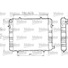 730163 VALEO Радиатор, охлаждение двигателя