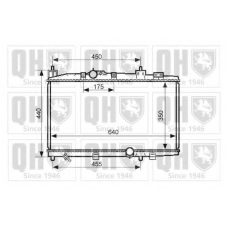 QER2518 QUINTON HAZELL Радиатор, охлаждение двигателя