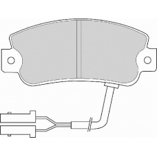 FD674A NECTO Комплект тормозных колодок, дисковый тормоз