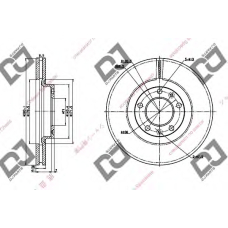 BD1316 DJ PARTS Тормозной диск