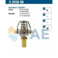 5203886 FAE Термостат, охлаждающая жидкость