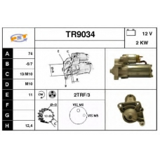 TR9034 SNRA Стартер