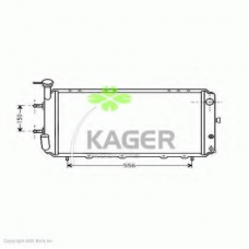 31-3620 KAGER Радиатор, охлаждение двигателя