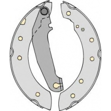 PM644441 MGA Комплект тормозов, барабанный тормозной механизм