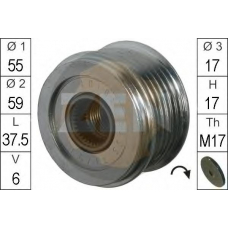 ZN5511 ERA Механизм свободного хода генератора