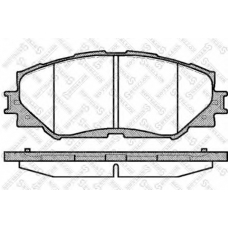 001 089B-SX STELLOX Комплект тормозных колодок, дисковый тормоз
