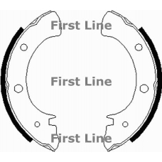 FBS250 FIRST LINE Комплект тормозных колодок