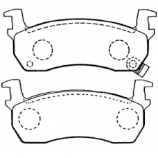 PN-2131 JNBK Колодки тормозные