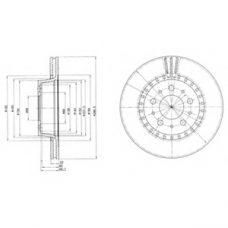 BG2426 DELPHI Тормозной диск