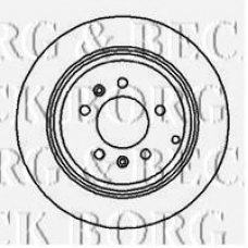 BBD4060 BORG & BECK Тормозной диск